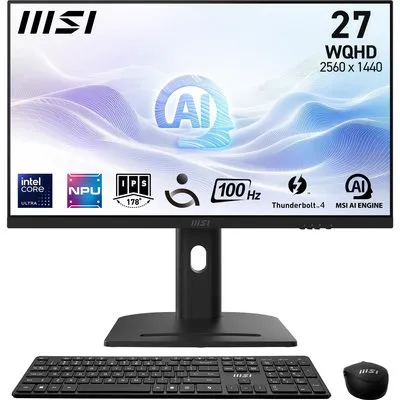 MSI Modern AM273QP AI (1UMG-410AT) 27" All in One Core Ultra 5 125H 16GB/512GB Win11 Pro schwarz
