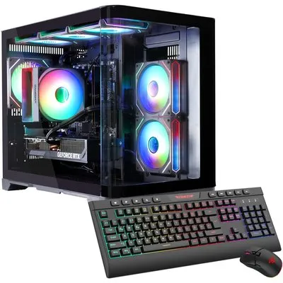 Hyrican GAMEMAX Hype-M BK 7804 Gaming PC Ryzen 7 5700X 16GB/1TB SSD RTX 5070 Win11