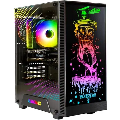 Hyrican Gamemax Rockstar (8184) Gaming PC Ryzen 7 5700X 16GB/1TB SSD RTX 5060 Win11