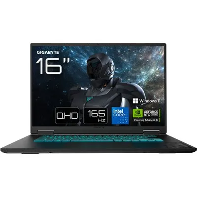 GIGABYTE GAMING A16 PRO DHY Gaming Laptop 16" QHD 165Hz Core 7 240H 32GB/1TB RTX 5080 Win11