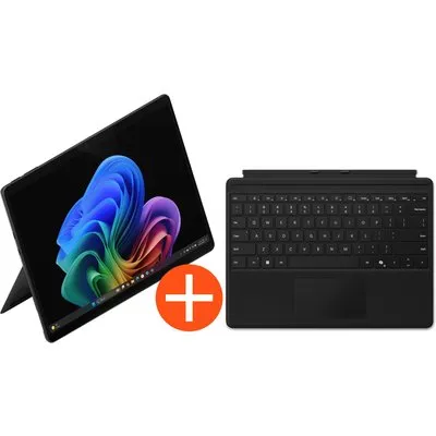 Microsoft Surface Pro 13" (12. Edition) Touch Black Snapdragon X2 Plus 24GB/512GB SSD Win11 EP2-73346 inkl. MS Pro Keyboard mit Copilot-Taste schwarz