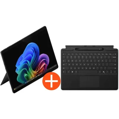 Microsoft Surface Pro 13" (12. Edition) Touch Black Snapdragon X2 Plus 24GB/512GB SSD Win11 EP2-73346 inkl. MS Pro Keyboard mit Slim Pen schwarz
