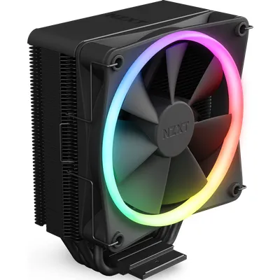 NZXT T120 RGB CPU Kühler für AMD und Intel CPU, 120 mm Lüfter, schwarz