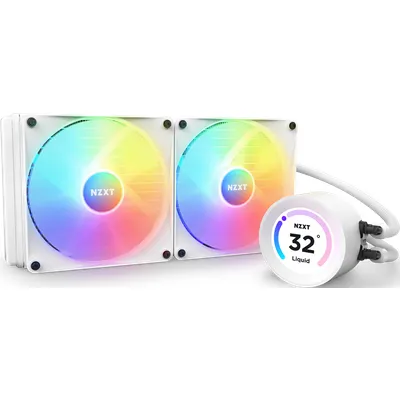 NZXT Kraken Elite 280 RGB, weiß Wasserkühlung für AMD und Intel CPU