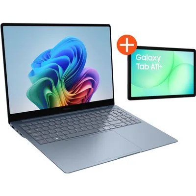 SAMSUNG Galaxy Book6 Edge 16" WQXGA+ Snapdragon X2 Elite 16GB/512GB SSD Win11 NP960XRD-KB1DE Copilot+PC +Tab A11+