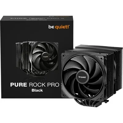 be quiet! Pure Rock PRO 3 Black CPU Kühler für Intel und AMD CPU schwarz