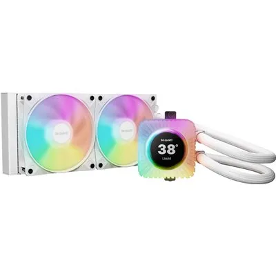 be quiet! Light LOOP IO LCD 240 mm White Wasserkühlung für Intel/AMD Prozessoren
