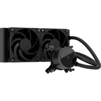 Fractal Design Radius 240 CPU Komplett-Wasserkühlung Schwarz