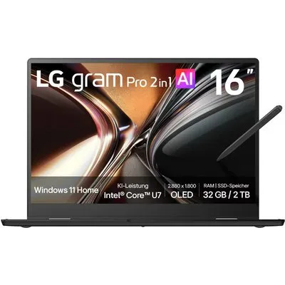 LG gram Pro 16 2in1 Touch Core Ultra 7 255H 32GB/2TB SSD Win11 16T95TP-K.AD8BGN