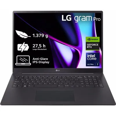 LG gram Pro 17" Core Ultra 7 255H 32GB/2TB RTX5050 Win11 schwarz 17Z90TR-E.AD8BGN