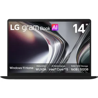 LG gram Book 14" IPS WUXGA Core 5 315 8GB/512GB Win11 14U40V-G.AR55GN