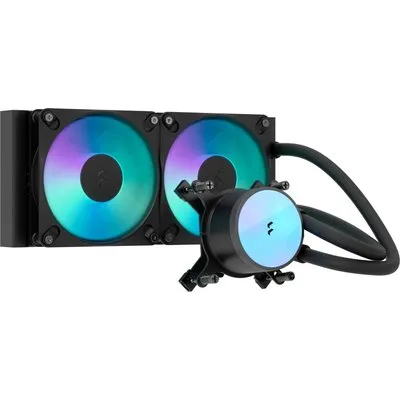 Fractal Design Radius 240 RGB CPU Komplett-Wasserkühlung Schwarz