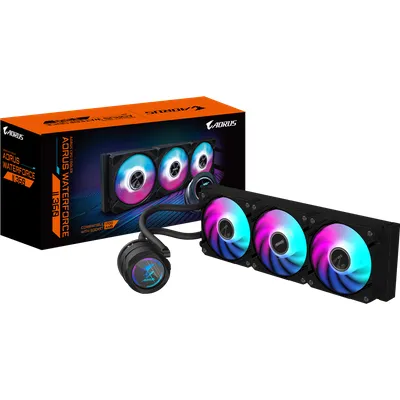 GIGABYTE AORUS Waterforce II 360 Wasserkühlung für AMD und Intel CPU, RGB Fusion