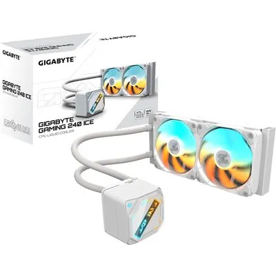GIGABYTE GME 240 ICE Wasserkühlung für AMD und Intel CPU Weiß