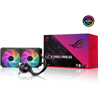 ASUS ROG Strix LC II 280 ARGB Komplettwasserkühlung für AMD und Intel CPUs
