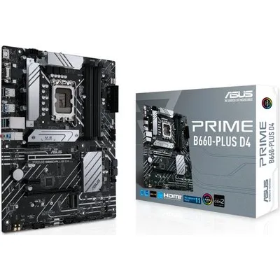 ASUS PRIME B660-PLUS D4 ATX Mainboard Sockel 1700 DP/HDMI/VGA/USB-C