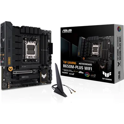 ASUS TUF B650M-Plus WIFI mATX Mainboard Sockel AM5 M.2/USB3.2 TypC/HDMI/DP/WIFI