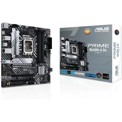 ASUS PRIME B660M-A D4-CSM mATX Mainboard Sockel 1700 USB3.1/2xHDMI/DP
