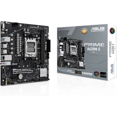 ASUS PRIME A620M-E-CSM mATX Mainboard Sockel AM5 M.2/USB3.2/VGA/DP/HDMI