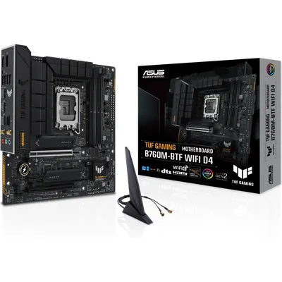 ASUS TUF GAMING B760M-BTF WIFI D4 mATX Mainboard Sockel 1700 DP/HDMI/USB-C