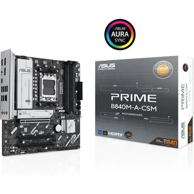 ASUS PRIME B840M-A-CSM mATX Mainboard Sockel AM5 DP/HDMI/USB-C
