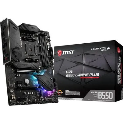 MSI MPG B550 Gaming Plus ATX Mainboard Sockel AM4 M.2/DP/HDMI