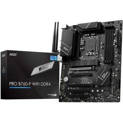 MSI PRO B760-P WIFI DDR4 ATX Mainboard Sockel 1700 M.2/HDMI/USB-C