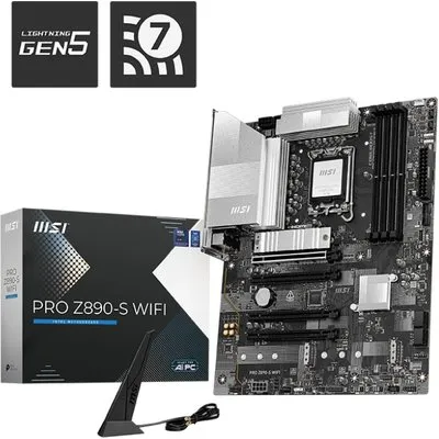MSI PRO Z890-S WIFI ATX Mainboard Sockel 1851 TB4/HDMI/DP