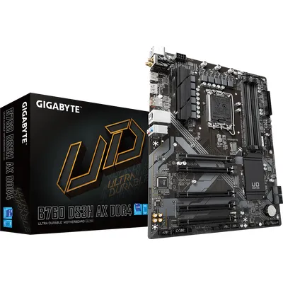 GIGABYTE B760 DS3H AX DDR4 ATX Mainboard Sockel 1700 M.2/HDMI/DP/WIFI/BT