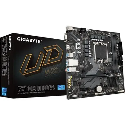 GIGABYTE B760M H DDR4 mATX Mainboard Sockel 1700 HDMI/USB 3.2