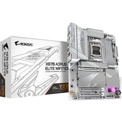 GIGABYTE X870 AORUS ELITE WIFI7 ICE ATX Mainboard Sockel AM5 HDMI