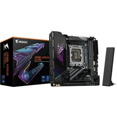 GIGABYTE Z890I AORUS ULTRA ITX Mainboard Sockel 1851 TB4/DP/HDMI//WIFI7