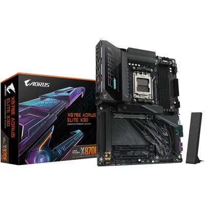 GIGABYTE X870E AORUS ELITE X3D WIFI7 ATX Mainboard Sockel AM5 HDMI