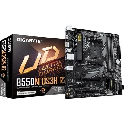 GIGABYTE B550M DS3H R2 mATX Mainboard Sockel AM4 HDMI/DP