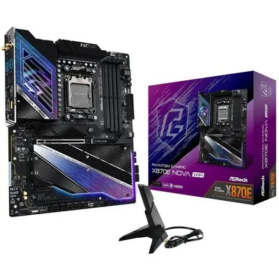 ASRock X870E Nova WiFi ATX Mainboard Sockel AM5