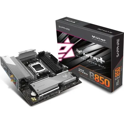 SAPPHIRE NITRO+ B850M WIFI mATX Mainboard DP/HDMI/M.2