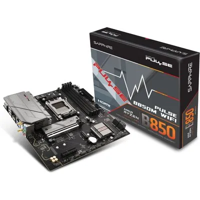 SAPPHIRE PULSE B850M WIFI mATX Mainboard DP/HDMI/M.2
