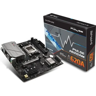 SAPPHIRE PULSE A620AM mATX Mainboard DP/HDMI/M.2