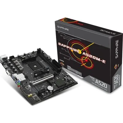 SAPPHIRE A520M-E mATX Mainboard VGA/HDMI/M.2