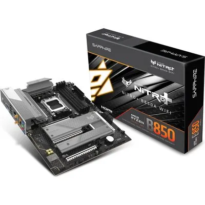 SAPPHIRE NITRO+ B850A WIFI ATX Mainboard DP/HDMI/M.2