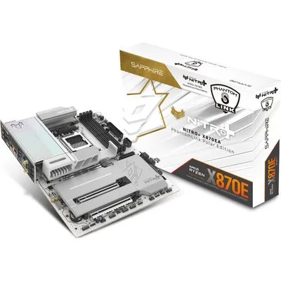 SAPPHIRE NITRO+ X870EA PhantomLink Polar WIFI7 ATX Mainboard HDMI/M.2