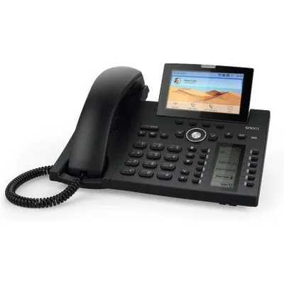 Snom D385 VoIP Telefon schwarz