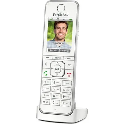 FRITZ!Fon C6 White schnurloses DECT Komforttelefon für FRITZ!Box