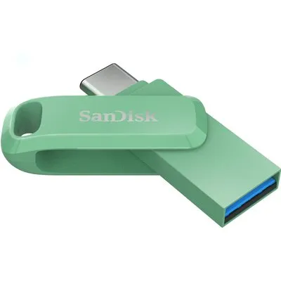 SanDisk Ultra Dual Drive Go 64 GB USB 3.1 Type-C / USB-A Stick Absinthe Grün