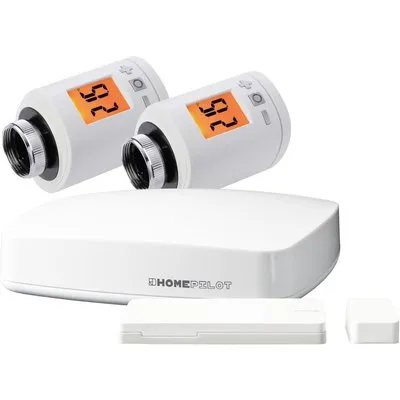Homepilot Starter Set Smarte Heizung • 2 Thermostate • Tür-/Fensterkontakt