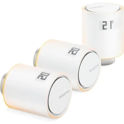 Netatmo Smartes Heizkörperthermostat, 3er Pack