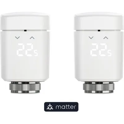 Eve Thermo - Smartes Heizkörperthermostat Doppelpack (Matter)