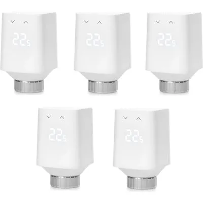 Eve Thermo (5. Gen) - Smartes Heizkörperthermostat (Matter) 5er Pack