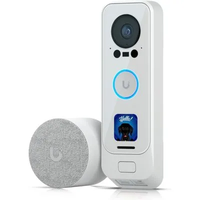 Ubiquiti Unifi Protect G4 Doorbell Professional PoE Kit / Türklingel / Wifi / 8MP Kamera / 2-Way Audio / UVC-G4 Doorbell Pro PoE Kit-White