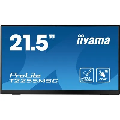 iiyama ProLite T2255MSC-B1 21.5 Zoll Full HD IPS LED 16:9 60 Hz Multi Touch Monitor